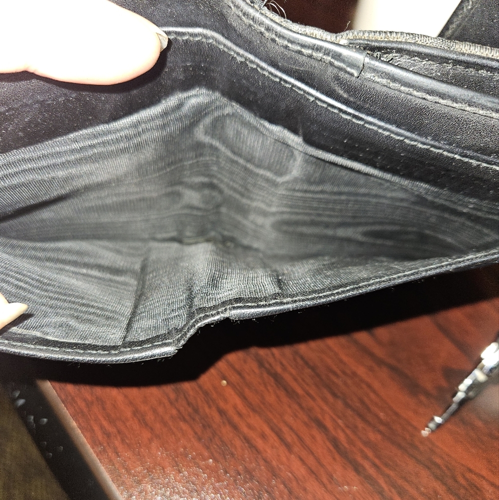 GUCCI Jackie Horse bit leather and canvas compact wallet. Black - Picture 11 of 12